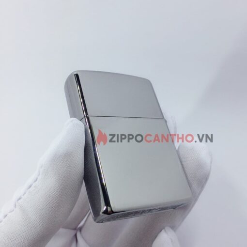 Zippo High Polish Chrome 250 - Zippo Trắng Bóng 3