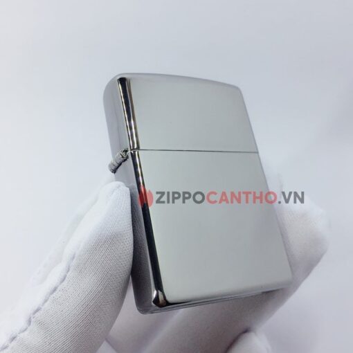 Zippo High Polish Chrome 250 - Zippo Trắng Bóng 6