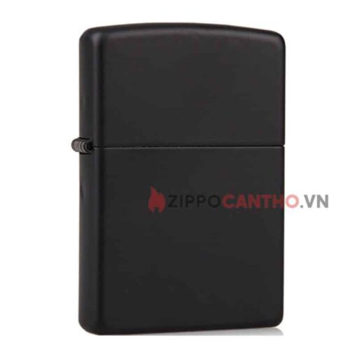 Zippo Black Matte 218 - Zippo Sơn Đen 2