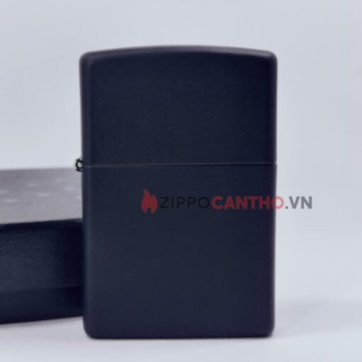 Zippo Black Matte 218 - Zippo Sơn Đen 3