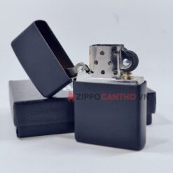 Zippo Black Matte 218 - Zippo Sơn Đen 20