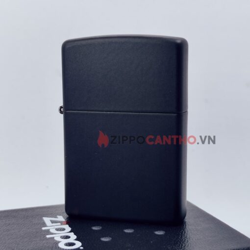 Zippo Black Matte 218 - Zippo Sơn Đen 6