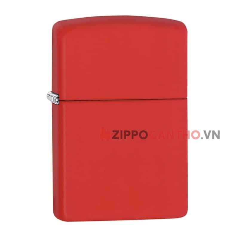 Zippo Red Matte 233 - Zippo Sơn Tỉnh Điện Màu Đỏ 15