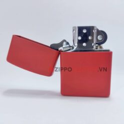 Zippo Red Matte 233 - Zippo Sơn Tỉnh Điện Màu Đỏ 12