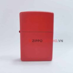 Zippo Red Matte 233 - Zippo Sơn Tỉnh Điện Màu Đỏ 9