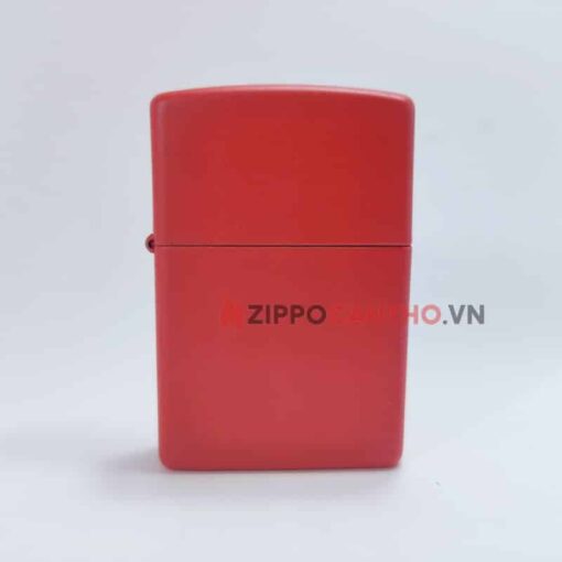 Zippo Red Matte 233 - Zippo Sơn Tỉnh Điện Màu Đỏ 3