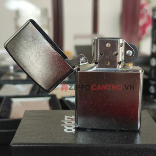 Zippo Street Chrome 207 - Zippo Xi Bụi 6