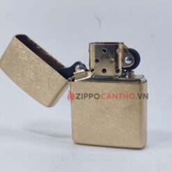 Zippo Armor Tumbled Brass 28496 - Zippo Vỏ Dày Vàng Bụi 14