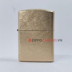 Zippo Armor Tumbled Brass 28496 - Zippo Vỏ Dày Vàng Bụi 12