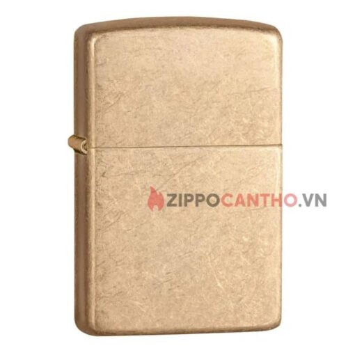 Zippo Armor Tumbled Brass 28496 - Zippo Vỏ Dày Vàng Bụi 1