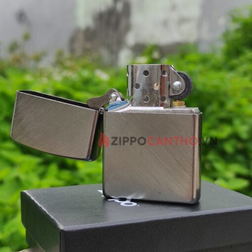 Zippo Herringbone Sweep 24648 - Zippo Xước Chéo Xương Cá 7