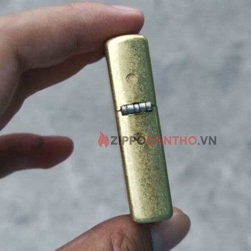 Zippo Street Brass 48267 - Zippo Vàng Xước Bụi 12