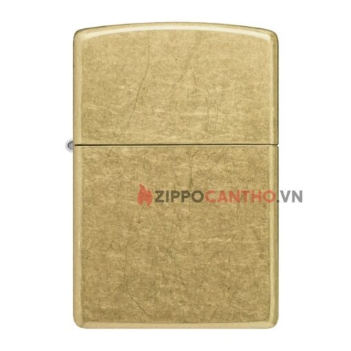 Zippo Street Brass 48267 - Zippo Vàng Xước Bụi 3