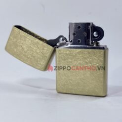 Zippo Street Brass 48267 - Zippo Vàng Xước Bụi 19