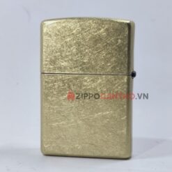 Zippo Street Brass 48267 - Zippo Vàng Xước Bụi 21