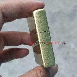 Zippo Street Brass 48267 - Zippo Vàng Xước Bụi 23