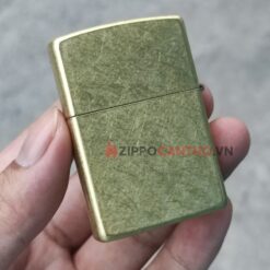 Zippo Street Brass 48267 - Zippo Vàng Xước Bụi 16